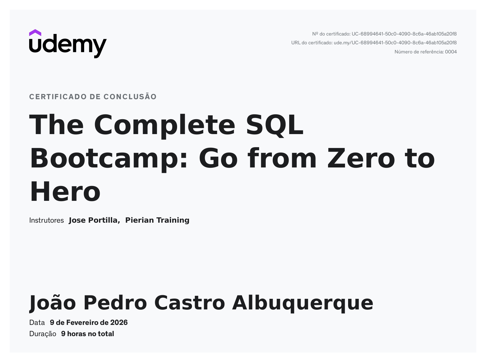 SQL Bootcamp